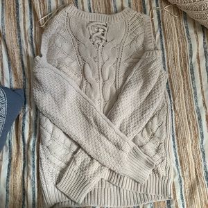 Aeropostale shoulderless sweater